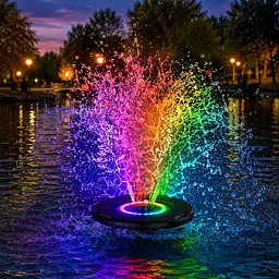 Фонтан, аератор для ставка Kruger Meier PondSplash Elite LED 20000 з LED-підсвіткою 20000 л/год - мініатюра 10