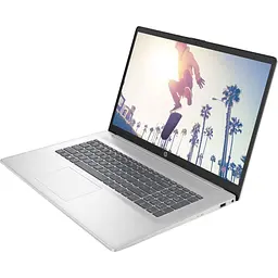 Ноутбук HP 17.3 17-cp2045ua FHD IPS/Ryzen 5 7520U/16GB/512SSD/Radeon/DOS/Silver (D16F5EA) - мініатюра 2