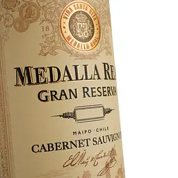 Вино Medalla Real Gran Reserva Cabernet Sauvignon Maipo Valley D.O., червоне, сухе, 14%, 0,75 л - мініатюра 3
