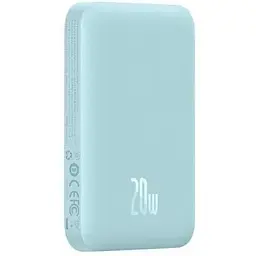 Зовнішній акумулятор Baseus MagSafe 6000mAh 20W (PPCX020003) блакитний - мініатюра 2