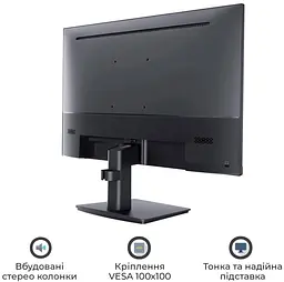 Монітор 23.8" QUBE V24F100-PLUS FHD IPS 100hz (V24F100-PLUS) - мініатюра 5