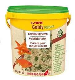 Сухий корм Sera Goldy Nature для золотих рибок пластівці 1000 мл 210 г