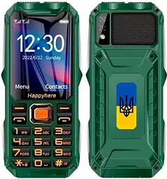 Смартфон Tkexun Q8 (Happyhere Q8) green UA Flag Limited Edition