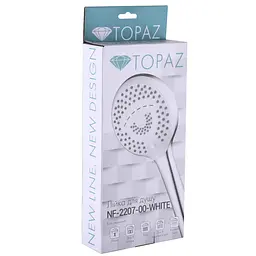 Ручний душ Topaz NF-2207-00-white 000025161, Хром - мініатюра 3