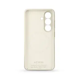 Силиконовый чехол с MagSafe для Samsung Galaxy S26 5G, ICON2 MagCase, бежевый, противоударный, панель с мягкой подкладкой, защита всего корпуса, поддержка беспроводной зарядки, совместим с защитными стеклами и пленками, ArmorStandart (ARM88792) - мініатюра 2