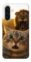 Чохол Demsky Shocked cat and lion для Samsung Galaxy A56 5G