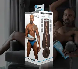 Мастурбатор-попка Fleshlight Fleshjack Boys: Max Konnor Overdrive зліпок, 25 см (чорний) - мініатюра 10