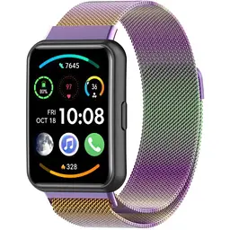 Ремінець DK для Huawei Watch Fit 2 Metal Milanese Loop Magnetic (chameleon) - мініатюра 2
