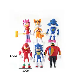 Великий набір іграшок Super Sonic, іграшка Сонік 17 см - мініатюра 3