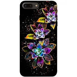 Чохол Demsky Flowers on black для Apple iPhone 7 plus / 8 plus (5.5)