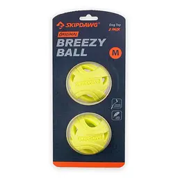 Іграшка для Собак Skipdawg Breezy Ball для Полегшення дихання TPR Набір з 2 шт 7 см