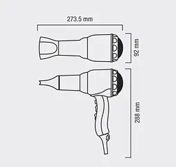 Фен Valera Swiss Metal Master Light Emotion [584.01/I EM RC] [79219] - мініатюра 6