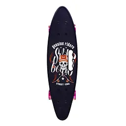 Пенні борд "Skull" 24" Bambi SC20520 з ручкою PU колеса зі світлом
