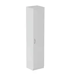 Пенал Анжело Ferrum-decor на 5 полиць із дверима 1900x400x380 ДСП Білий 16 мм (FRD-104905)