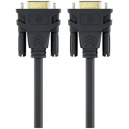 Кабель мультимедійний VGA M to VGA M 1.0m 1080p60Hz black HP (HP_DHC-VG100-1M)