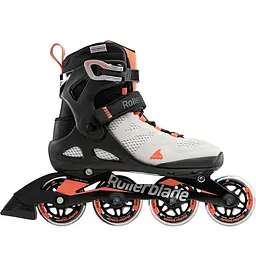 Ролики жіночі Rollerblade Macroblade 80 Womens 260 Сірий-Червоний - мініатюра 2