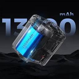Портативний повітряний насос Flextail Evo Pump 3, 1000 л/хв, помаранчевий - мініатюра 4