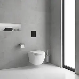 Панель змиву для унітазу Grohe QuickFix Even Black 38966KF0, Чорний матовий - мініатюра 7