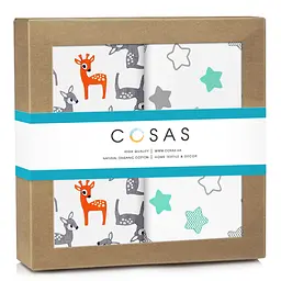 Багаторазові пелюшки дитячі DEERS CS1 2шт COSAS (4822052128060)