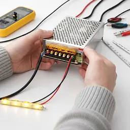 Імпульсний блок живлення 5 V 30 A 150 Вт, S-150-5, блок живлення для світлодіодних стрічок, умзч, адаптер імпульсного живлення - мініатюра 2
