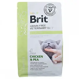 Сухий корм Brit GF Veterinary Diets Cat Diabets 2 кг лікувальний для кішок (контроль за рівнем глюкози) - мініатюра 3