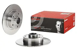 Диск гальмівний невентильований Renault Megane III, Scenic III 08-25р Brembo (08.B391.27) - мініатюра 2
