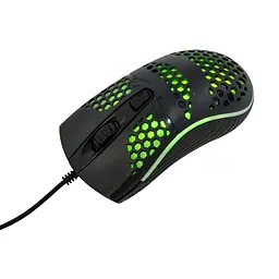 Мишка ігрова провідна чорна геймерська миша з підсвічуванням Optical Mouse LED KW-10 - мініатюра 6