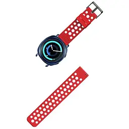 Спортивний ремінець з перфорацією Primo для годинника Samsung Sport Gear SM-R600 Red - мініатюра 4