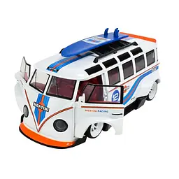 
Машина металева Volkswagen T1 Bus АВТОПРОМ 1:32 світло звук