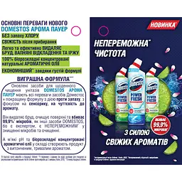 Засіб для чищення туалету Domestos Aroma Power Свіжість океану 700 мл - мініатюра 2