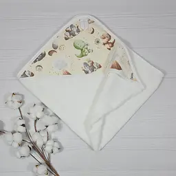 Дитячий рушничок-куточок 80х80 a.l.babybox Малюк Діно