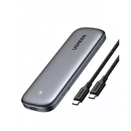 Зовнішня кишеня для накопичувача UGREEN USB-C Female to M.2 M-Key 10G Enclosure C TO C Cable 50cm (UGR-10902)