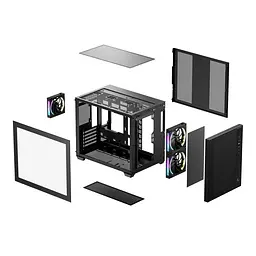Корпус DeepCool CG330 Mesh 3F Black (R-CG330MESH-BKANM3-G) - мініатюра 10