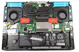 Вентилятор Lenovo кулер для моделей ноутбука IdeaPad Gaming 3-16IAH7 82SA, 3-15IAH7 82S9, LOQ 15IRH8 82XV (GPU Fan) DFS5K221153713, 5V, 4pin - мініатюра 4