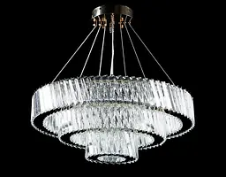 Люстра стельова LED Splendid Ray L228/600+400+200/3, золота, 3 лампи, регульована висота 30-130 см - мініатюра 3
