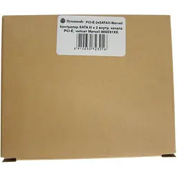 Контроллер Dynamode PCI-E to 2 х SATA III (6 Гбит/сек), 2 внутр. канала, чипсет Marvell 88SE91XX - мініатюра 6