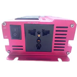 Автомобільний інвертор Bei Long Power Inverter 020 c 12V на 220V 4000W модифікована синусоїда Red, 3 розетки, 4 USB (11062) - мініатюра 4