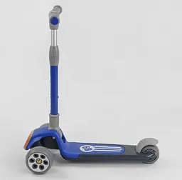 Самокат Best Scooter 62х17х31 см Чорно-синій 000231459 - мініатюра 4