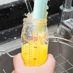 Електрична бездротова щітка – йорж Cup Cleaning Brush з насадками для прибирання та миття посуду · USB зарядка - мініатюра 2