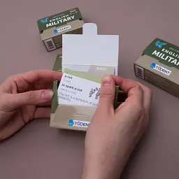 Картки для вивчення англійської мови English Student. Military English - мініатюра 3