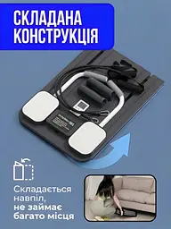 Фитнес-доска 5в1 многофункциональная для тренировок 106 х 41 х 7 см, Тренажер реформер силовой домашний для пилатеса и фитнеса + - миниатюра 5