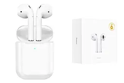 Навушники Hoco EW41 True ws stereo headset White - мініатюра 3