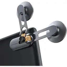 Тримач автомобільний магнітний MagSafe Baseus Designed For Tesla Car (C40151300S11) - мініатюра 6