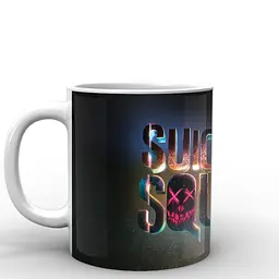 Кухоль GeekLand Загін Самогубців Suicide Squad напис SS.02.002 330 мл білий - мініатюра 2