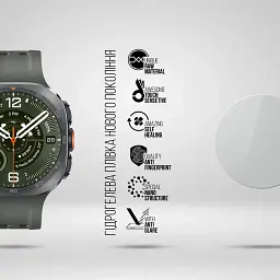 Плівка захисна Armorstandart Matte hydrogel Samsung Galaxy Watch Ultra 2 6 pcs (ARM93541) - мініатюра 2
