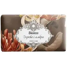 Крем-мило BIANCA 200г косметичне Дерево і амбра