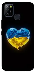 Чохол Demsky Серце України для Infinix Hot 10 Lite