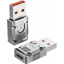 Перехідник Proove Gaming Matrix OTG USB-C to USB-A Silver (HBMA00012006) [130298] - мініатюра 3