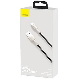 Дата кабель Baseus Cafule Metal USB to Type-C 66W (1m) (CAKF00010) Black - мініатюра 6
