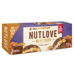 Протеїновий батончик Allnutrition (Nutlove — Milky Cookie Caramel Peanut)